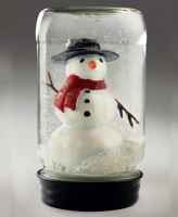 Snowman Jar